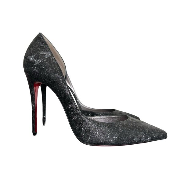 Christian Louboutin Leopard Black Heels - Picture 2 of 12